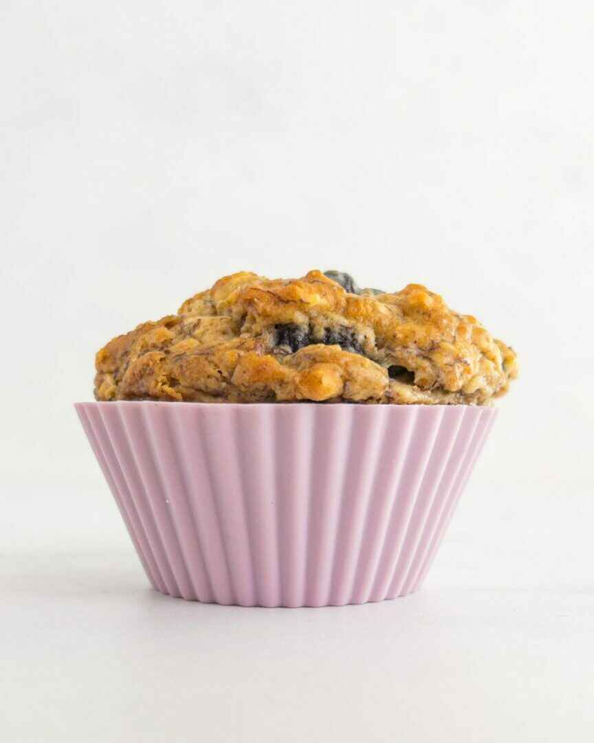 Muffins met blauwe bessen 4 5